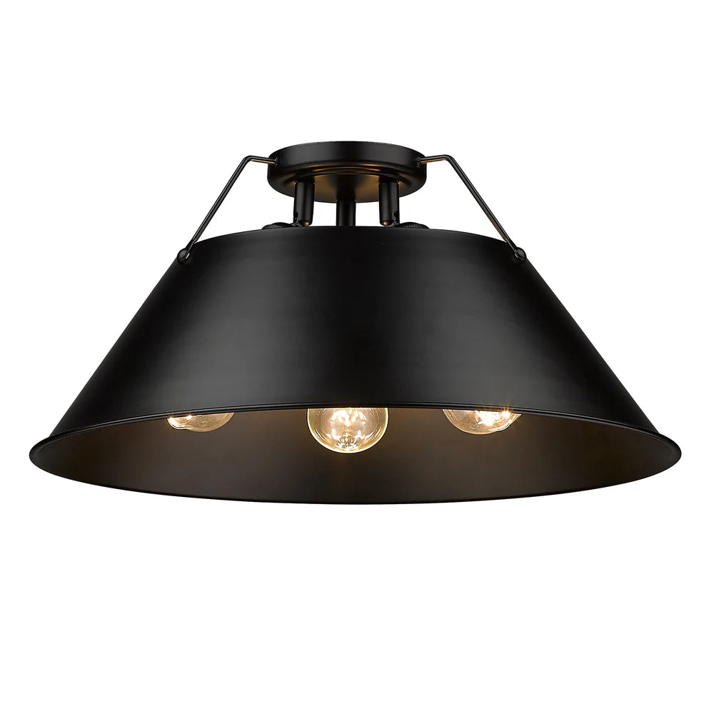 Orwell 3-Light Semi Flush