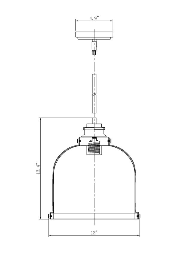 Burren 1-Light Pendant