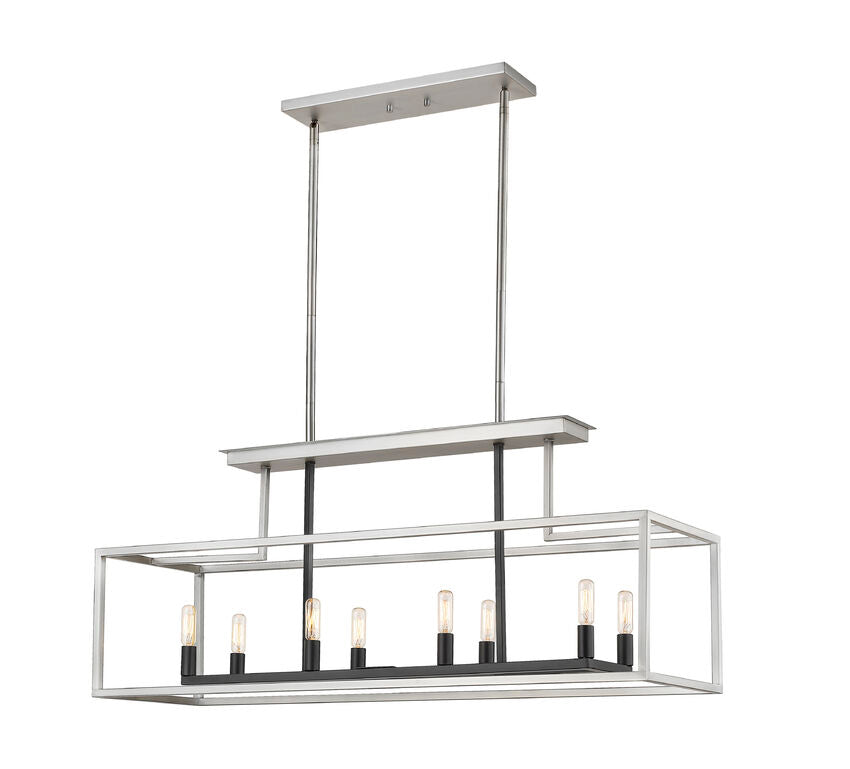 Quadra 8-Light Linear Chandelier