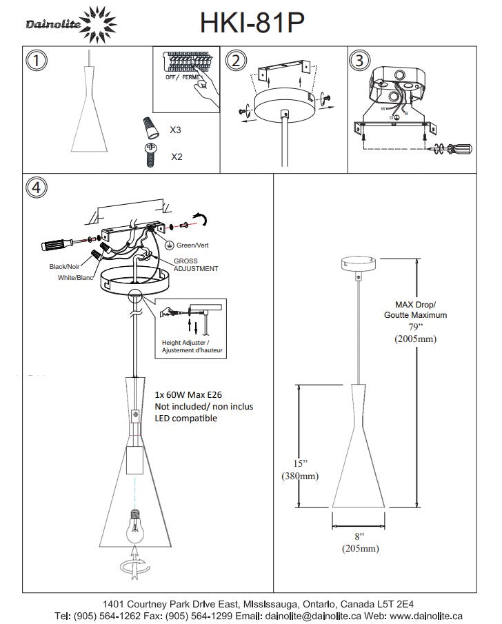 Helsinki 1-Light Mini Pendant