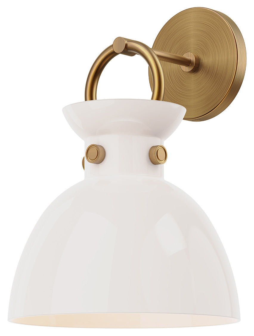 Waldo 9" Wall Sconce - WV411809AGGO (In Store Purchase Only)