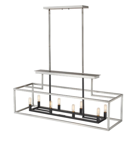 Quadra 8-Light Linear Chandelier