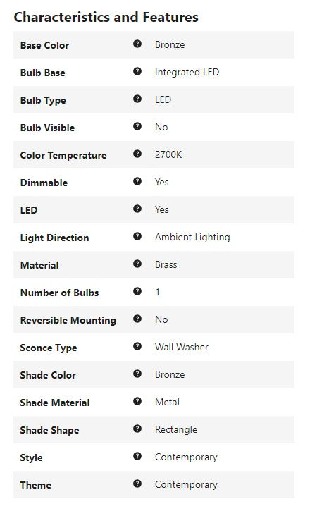 Archetype Exteror LED Wall Light