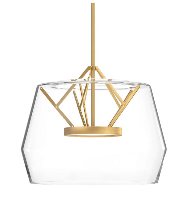 Deco 18" LED Pendant - PD61418CL/VB (In Store Purchase ONLY)