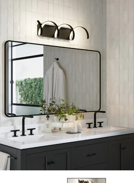 Synergy 30" Wall Sconce - WS93730-BK (In Store Purchase ONLY)