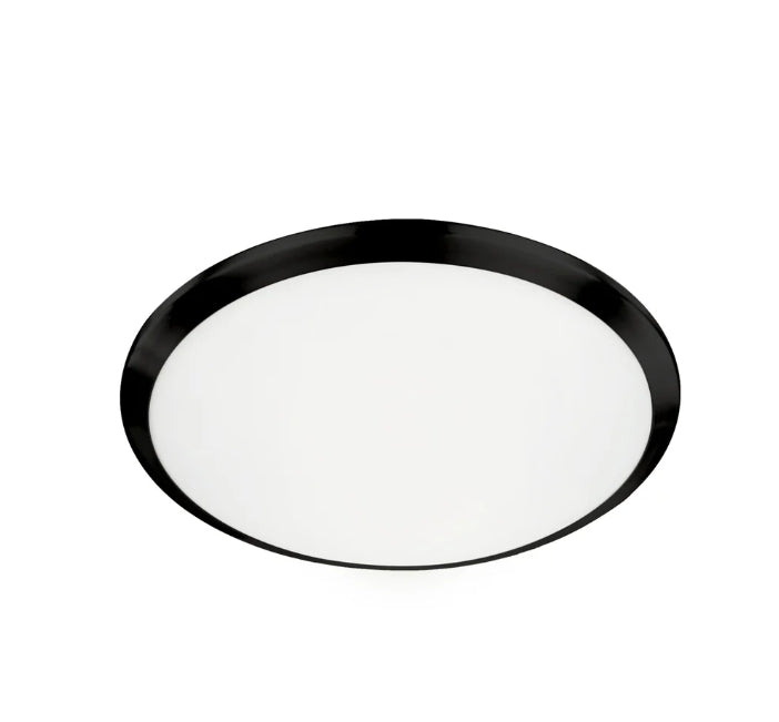 Malta 12" LED Flush Mount - FM1512-BK (In Store Purchase ONLY)